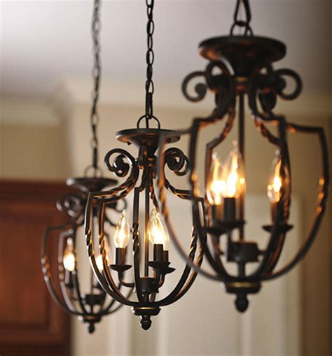 Wrought Iron Lighting: Lamps, Light Fixtures &  